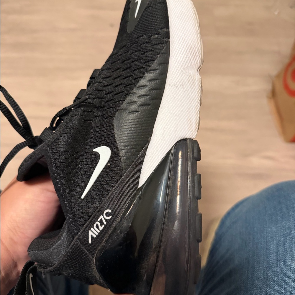 Nike Black & White Air Max 270 Athletic Sneaker